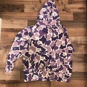 Ripndip Purple Camo Hoodie